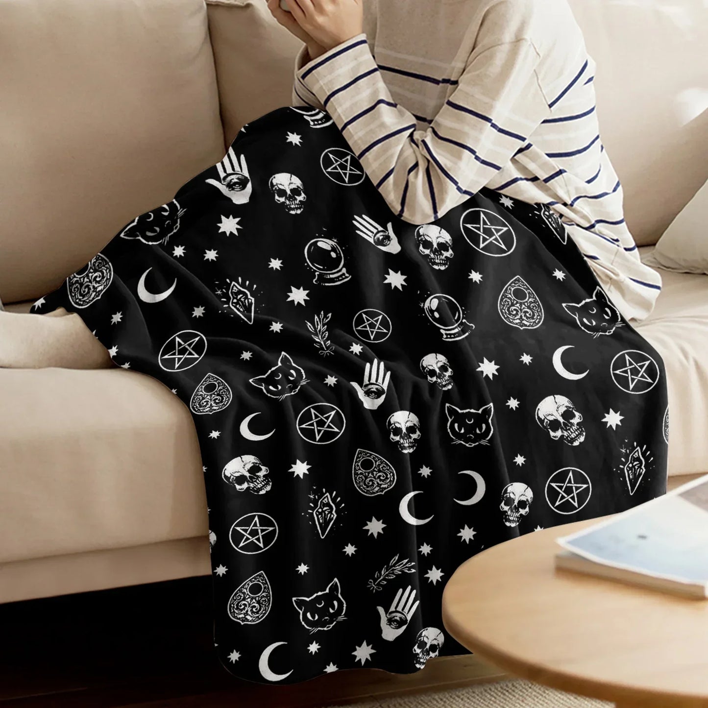 Christmas Snowflake Red Throw Blanket Portable Warm Blanket Blankets For Beds Home Decor Sofa Blanket