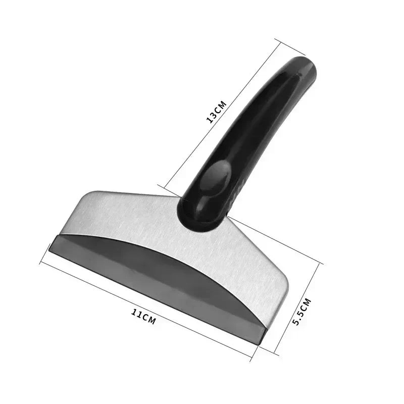 Durable Car Ice Scraper, Windshield Snow Shovel, Glass Defroster, Stainless Steel Winter Automotive Accessories