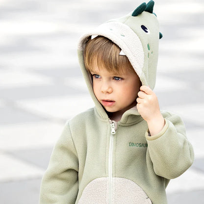 Dave Bella Cute Animal Shape Children Hoodie Cartoon Boys Girls Coat Autumn Warm Hooded Outerwear Toddler Girl Clothes DBX14462