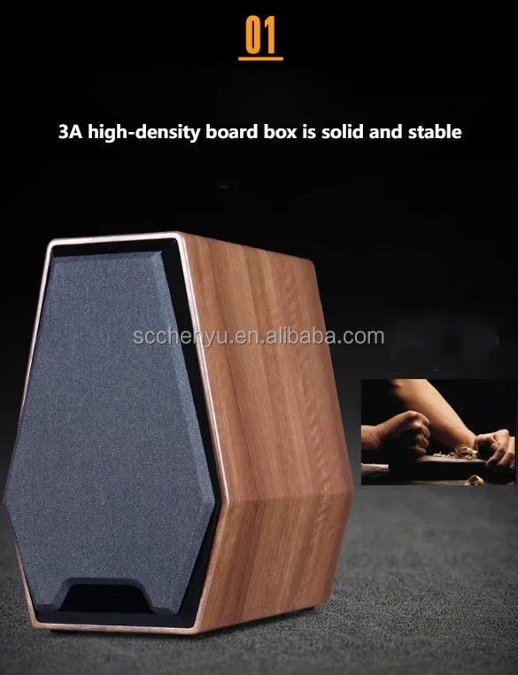 SoundHigh Quality Tube Amplifier 2.0 HIFI Passive Speakers Sound System Home Theater Bookshelf Speakers