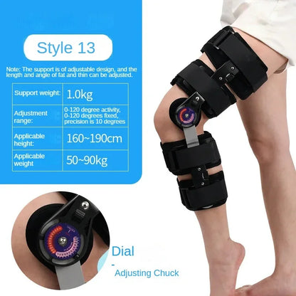 Orthèse de pied réglable pour le rinçage du genou, orthèse des membres inférieurs, protecteur de fracture, soutien des articulations des jambes, soins génitaux ligamentaires