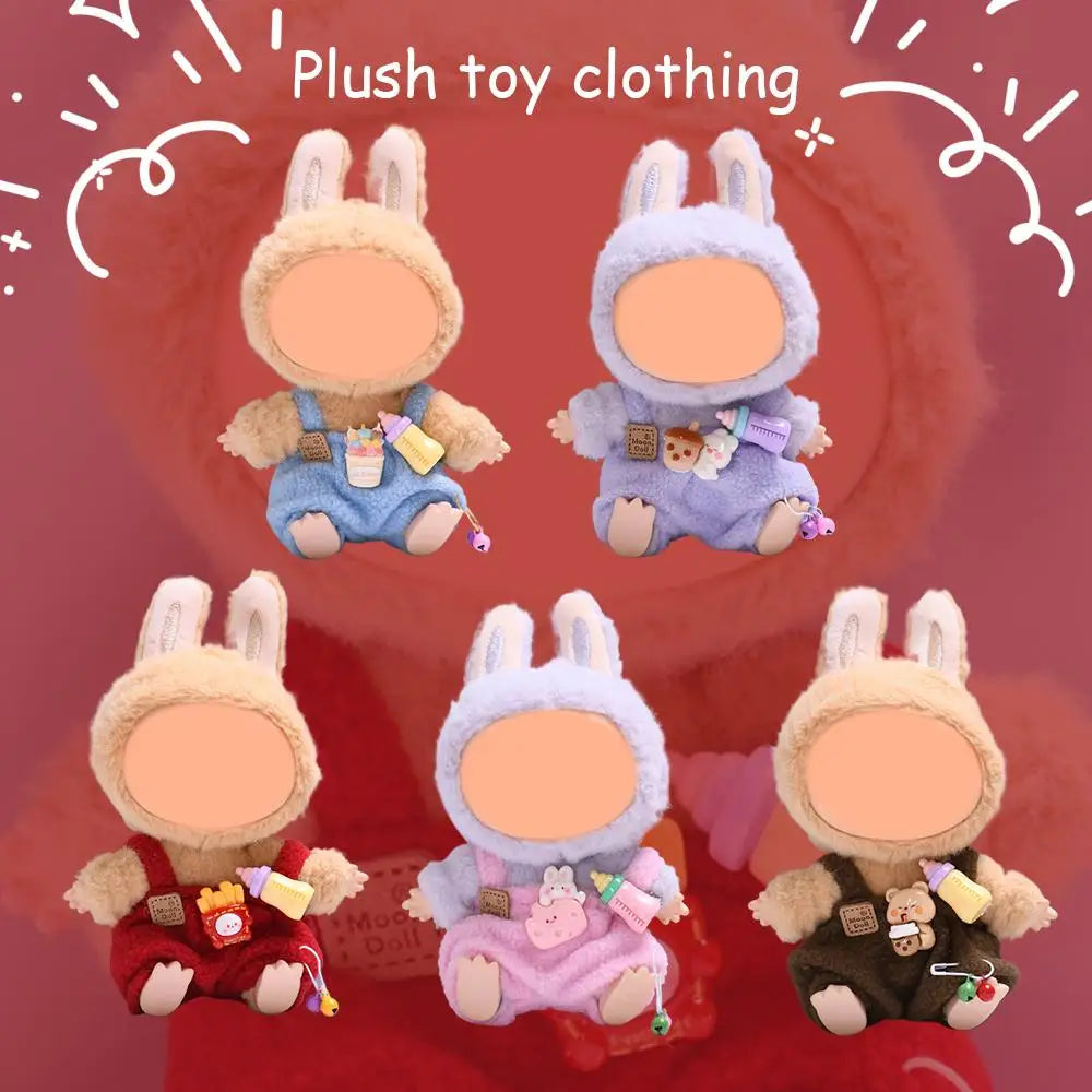 Doll Clothes For Labubu 6.7 Inches (17 Cm) Outfit And Accessories，Feminine Outfits For Labubu （Just Clothes ）