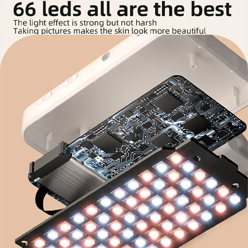 Lampe LED de poche pour Selfie, pour IPhone, IPad, téléphone portable, ordinateur portable, Clip, remplissage Flash, vidéo, Photo, lampe de photographie