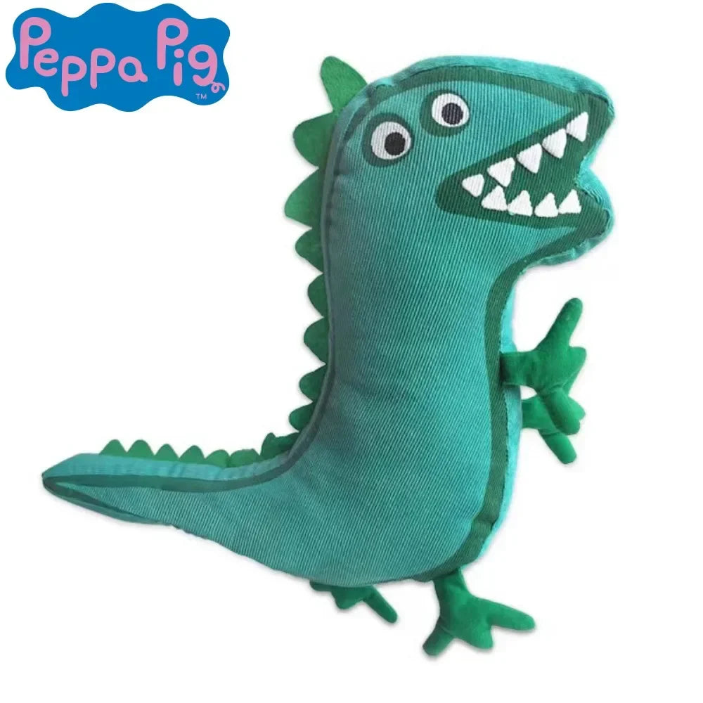 Peppa Pig Monsieur Dinosaure de George Pig Peluche Réversible Poupée Kawaii Décoration Maison Chambre Cadeau Jouet Enfant Anniversaire Noël