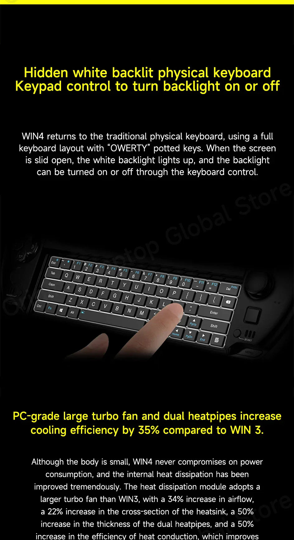 GPD WIN 4 2025 AMD Ryzen™ AI 9 HX 370/ AMD Ryzen 7 8840U Processor 32GB RAM 1TB/2TB Hard Drive 6-inch Pocket Mini PC Laptop