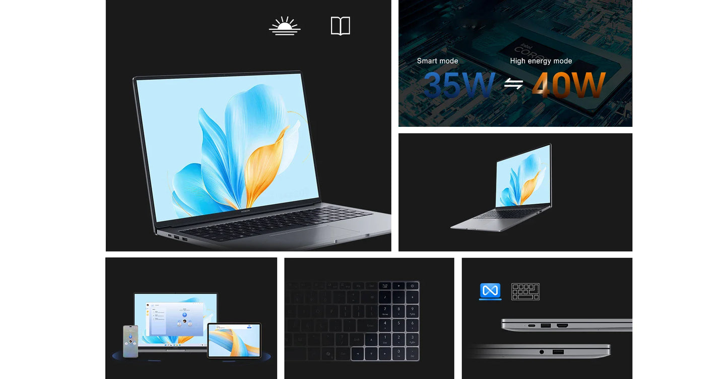 HONOR MagicBook X16 2025 Laptop Intel Core i5-13420H i7 RAM 16GB SSD 512G 1TB 16"Inch FHD Notebook Ultrabook Computer PC BRG-565
