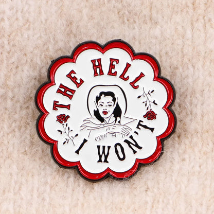 Cowgirl Enamel Pins for Women and Men, Cartoon Brooches, Backpack Badge, Costume Accessories, Funny Jewelry, Gifts