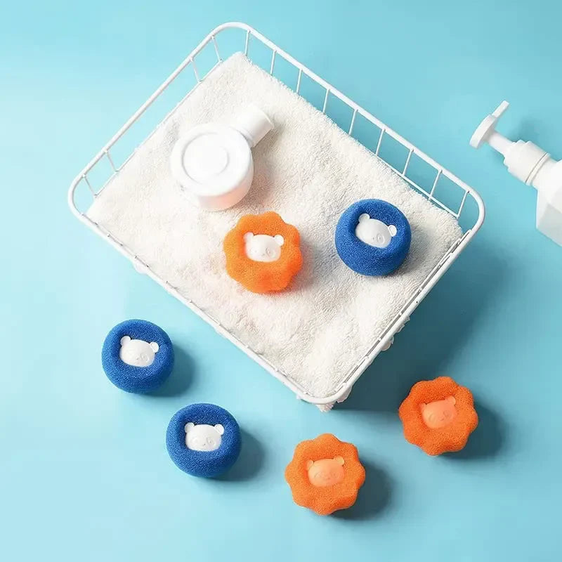 Épilateur réutilisable pour animaux de compagnie, boule, blanchisserie, machine à laver, filtre, laine, autocollant, poils de chat, fourrure, attrape-peluches, maison, 1-5 pièces