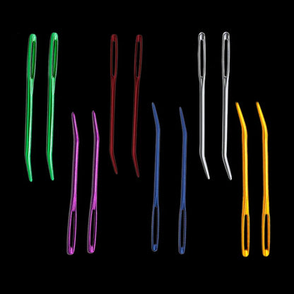 quality yarn knitting needles sewing needles handmade needlework bow needle efficient carpets / sweaters / cushions the curved n