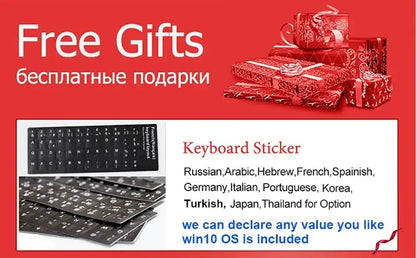 AKPAD 15.6"+7" Dual Screen Laptop Computer, Intel 12th N95 32GB/16GB DDR4 RAM, RGB Backlit Keyboard 7" Touch Screen Notebook PC
