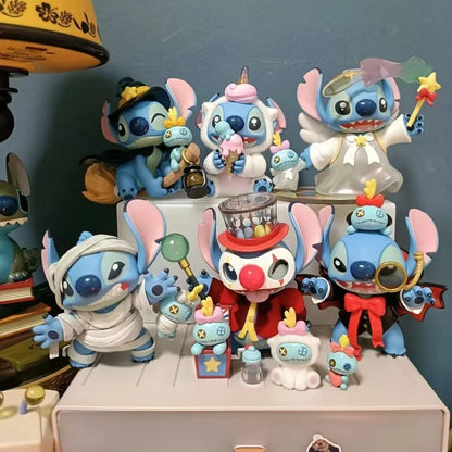 Stitch's Bizarre Diary 2.0 Blind Box, Handmade Trendy Doll, Cute Desktop Ornament & Birthday Gift for Anime Fans