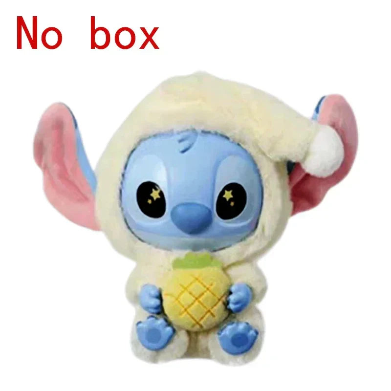Stitchou Manger Quelque Chose Avant De Dormir Série Boîte Mystère Peluche Vinyle Jouets Mignons Poupée Réplique Sac Mystère Pendentif Décor Cadeau