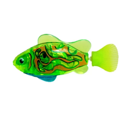 Jouet pour chat LED inductif interactif natation Robot poisson jouets brillant électrique poissons stimuler chaton chasse Instinct produits pour animaux de compagnie