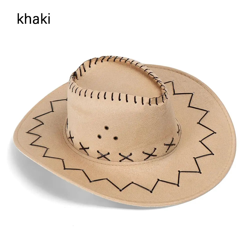 New Men Lady Fashion Cowboy Hat Unisex Cap Polyester West Fancy Dress