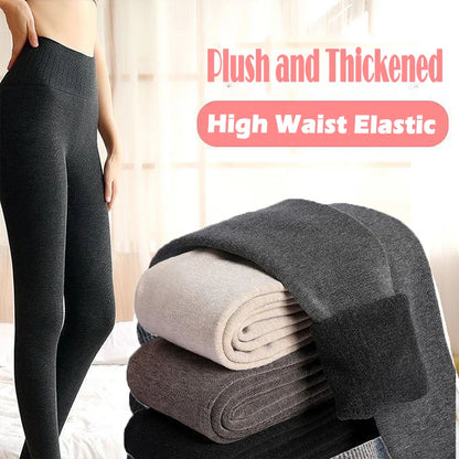 Leggings thermiques épais d'hiver 130g/330g en polaire chauds pour femmes, collants taille haute élastiques, moulants et sexy 2026