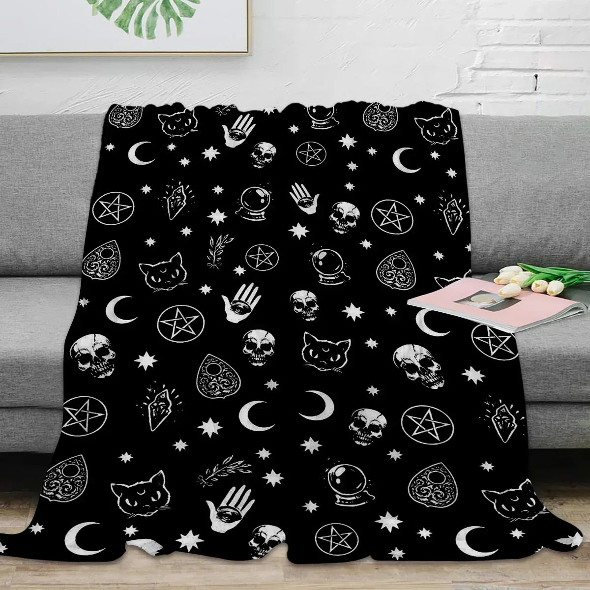 Christmas Snowflake Red Throw Blanket Portable Warm Blanket Blankets For Beds Home Decor Sofa Blanket