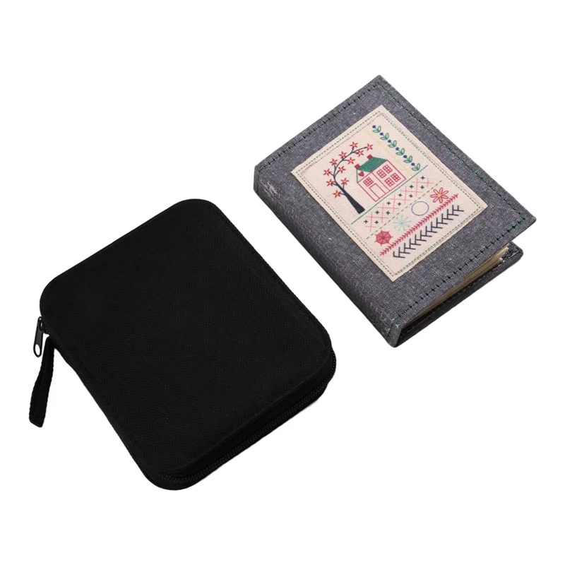 B84B-DIY Stitch Book With Tool Set,Embroidery Felt Book With Needle And Thread Sewing Patterns For Beginners,Embroidery Gift