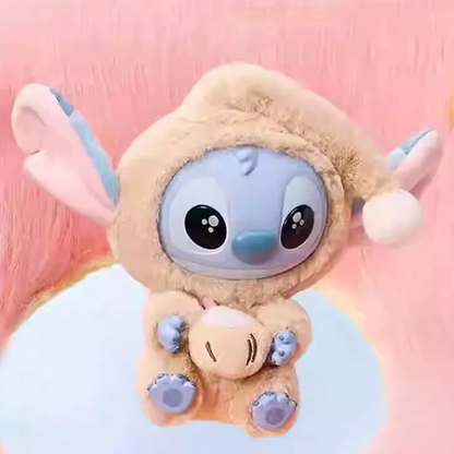 Peluche Stitch Mange Quelque Chose Avant de Dormir, Série Boîte Mystère, Jolie Figurine, Jouet Surprise, Boîte Cadeau, Expédition Aujourd'hui !