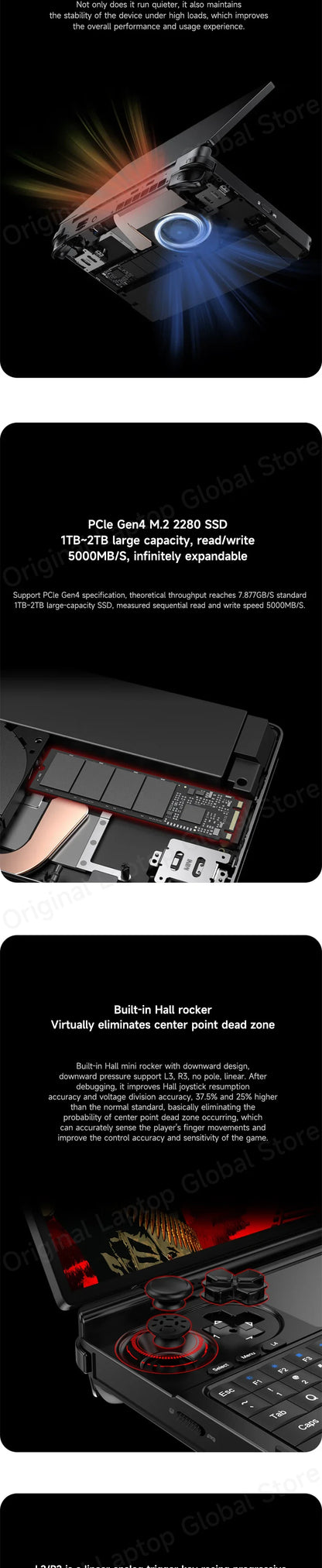 GPD WIN Mini 2025 Ryzen™ AI 9 HX 370/Ryzen R7 8840U PC de poche 7 pouces 32 Go RAM 2 To SSD Mini-ordinateur portable