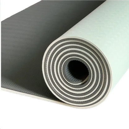 Thi Wide Long TPE Yoga Mat for Men And Women Fitn Dance Anti-Slip Home Use Slightly Defective Exercise Equipment