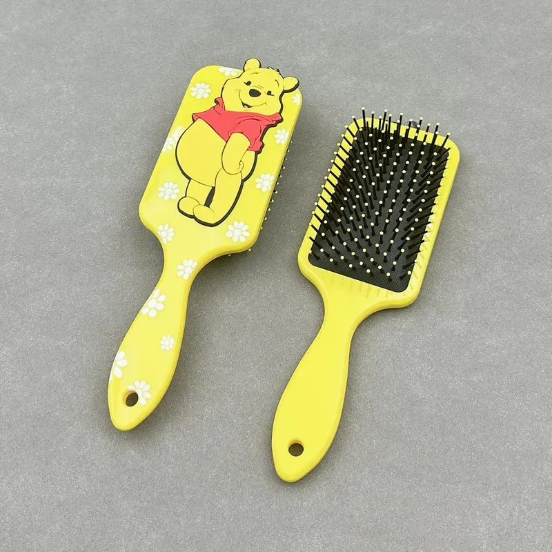 Stitch Air Cushion Combs Cartoon Minnie Mouse Pooh Bear Anime 3D Massage Comb Hair Brush Haircare Hairdressing Tool Girl Gifts