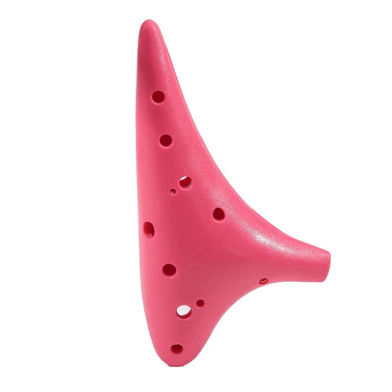 Ocarina Alto C Tuning en résine plastique pour adultes et enfants, flûte multicolore, 12 trous, nouveau