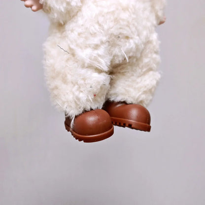 Labubu Doll Shoes For 15-17cm Ropa 3.0 Labubu V1 V2 V3 Rain Boots Colorful Beach Shoes Sitting Party Accessories