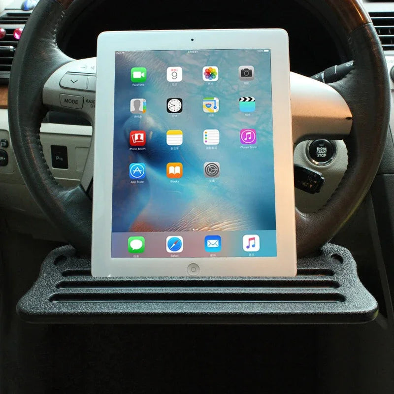 Table universelle pour voiture, volant, chariot de travail, boisson, café, plateau, ordinateur portable, support de bureau, siège, Table, accessoire de voiture