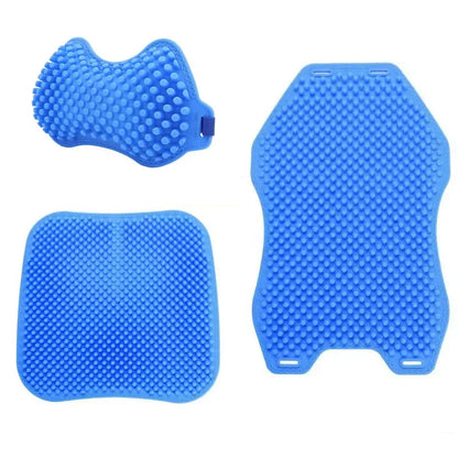 3-piece set of car cushions, car pillows, silicone car cushions, pressure reducing and comfortable neck protection headrests