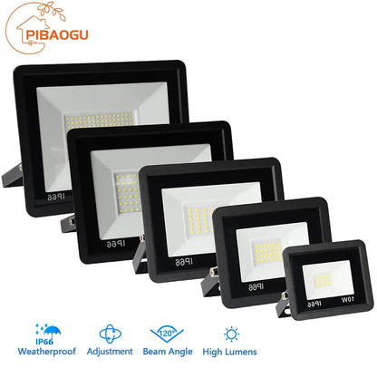 LED projecteur 10W 20W 30W 50W 100W AC 220V LED projecteur IP66 étanche réflecteur projecteur réverbère lampe de jardin extérieure