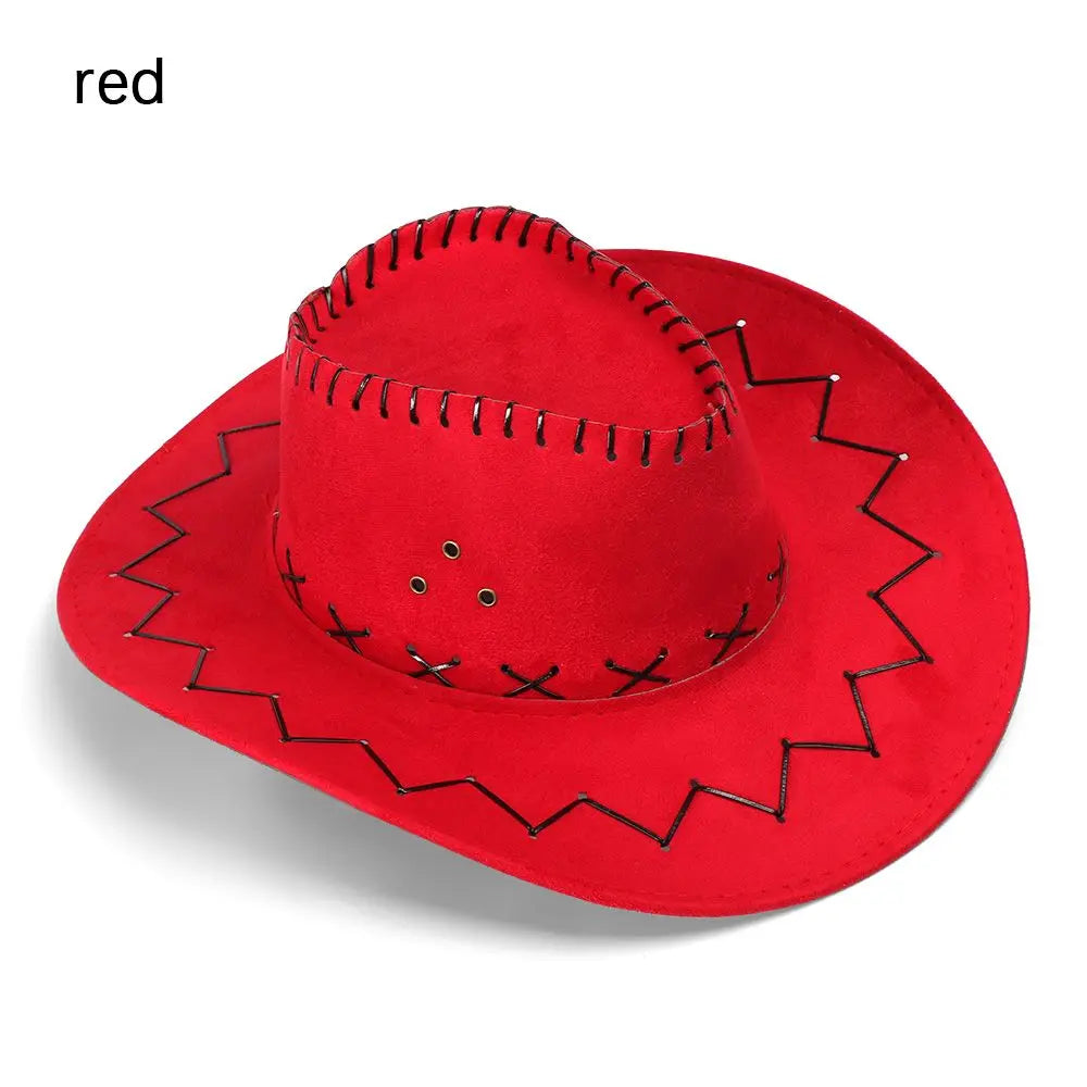 New Men Lady Fashion Cowboy Hat Unisex Cap Polyester West Fancy Dress