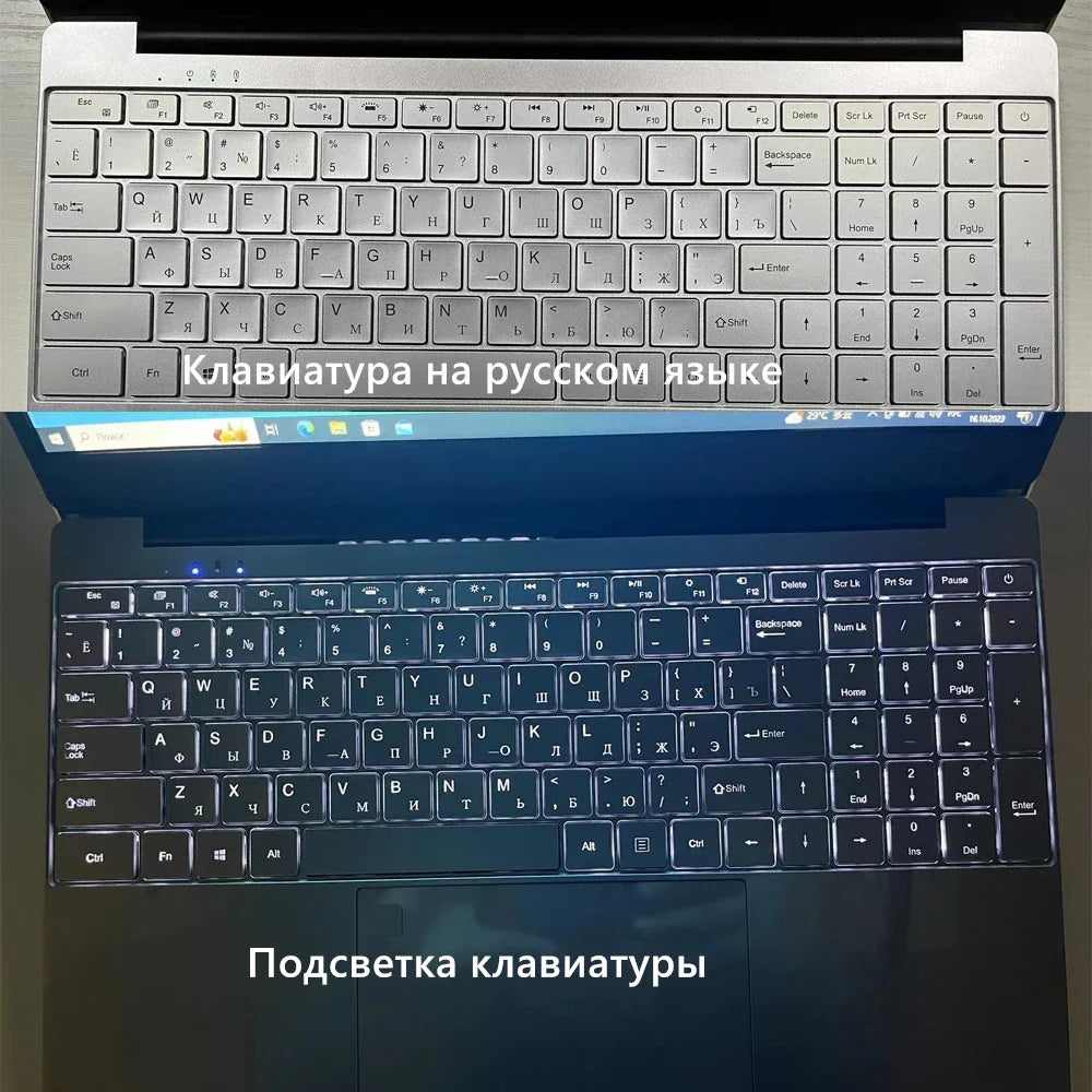 Cheap Celeron 11th N5095 Windows 10 11 Ram 16GB Rom 512GB 1TB 2TB SSD Computer 2.4G/5.0G Wifi Bluetooth Gaming Laptop
