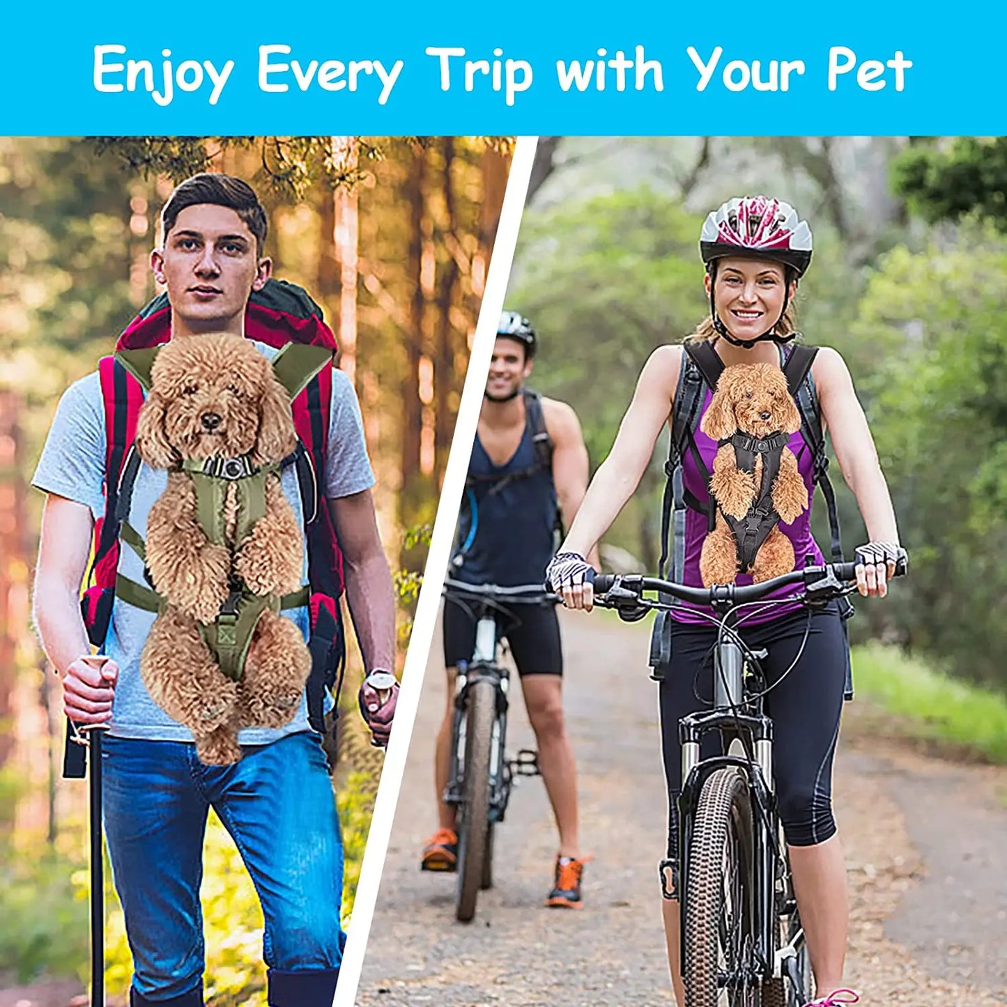 Pet carrier backpack for dogs, cats, front travel bag for carrying pets, small and medium dogs, bulldog, puppy, Mochila Para Perro