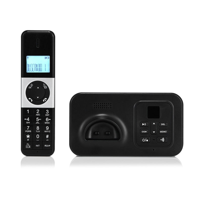 Système de téléphone sans fil D1002B, téléphone domestique extensible, affichage des abonnés élevés, combiné mains libres extensible