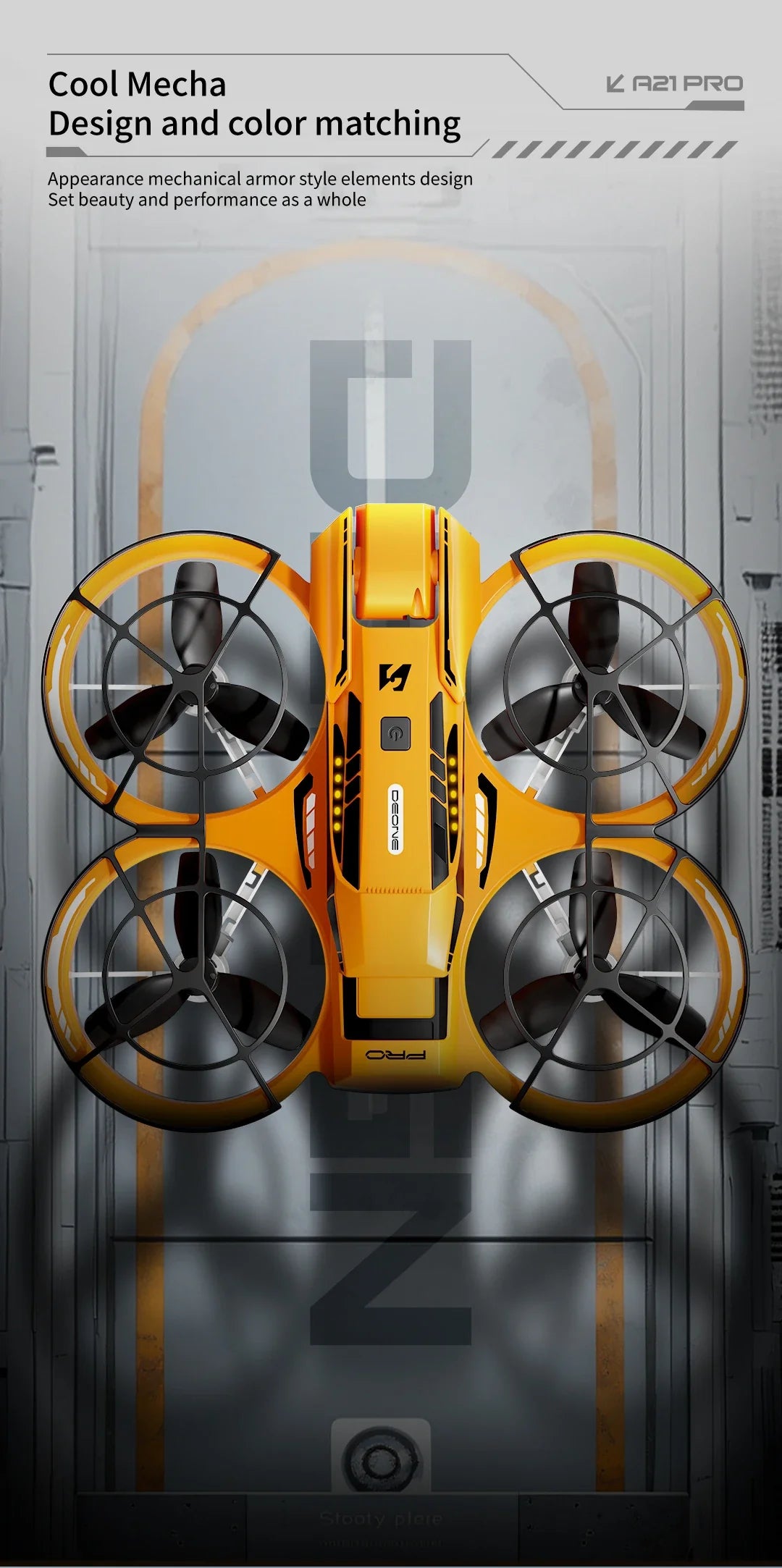 A21 Pro Drone professionnel FPV 4K HD double caméra WiFi moteur sans brosse flux optique vol stationnaire réglage électrique quadrirotor Drone à