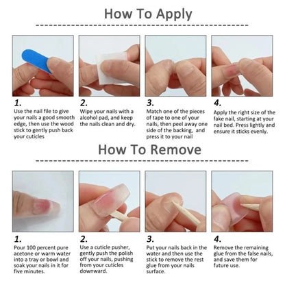 10 faux ongles bleus faits main de style cowboy, ongles adhésifs à presser, couverture complète, Uñas Накладные Ногти