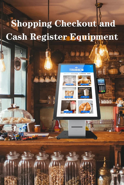 Kiosque de commande en libre Service de 21,5 pouces, Machine de paiement en libre Service pour commande de restauration rapide pour Restaurant