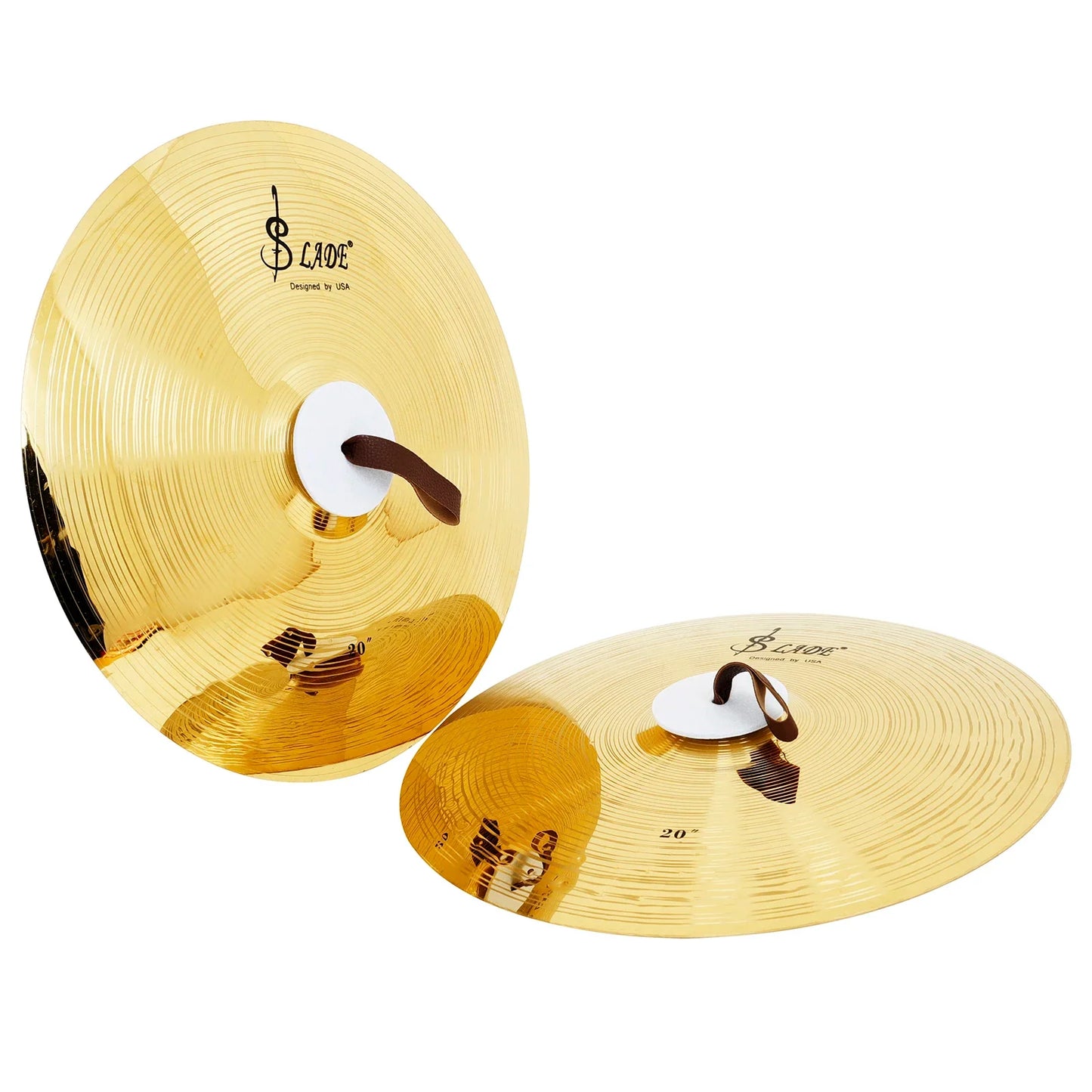 SLADE cymbale militaire cymbale de marche 1 paire cymbales à main 14/16/18/20 pouces ensemble de batterie cymbale accessoires d'instruments de Percussion