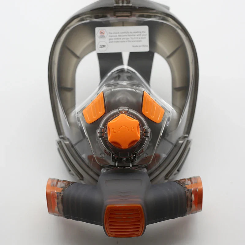 Nouveau masque de plongée sous-marine complet masque de plongée sous-marine pour adulte lunettes Anti-buée sous-marine vue large masque de natation Transparent pliable