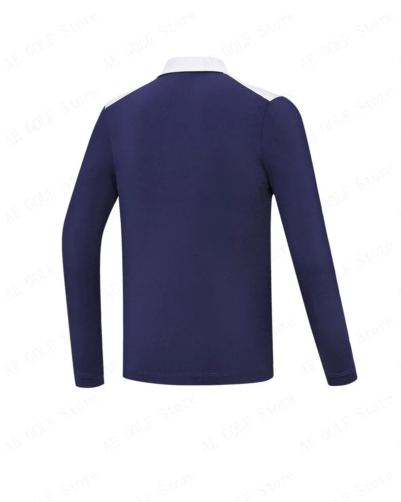 PGM Girls Golf Long Sleeve T Shirts Golf Wear for Kids Comfortable Skin Friendly Sports Fabric Children's Clothing YF548