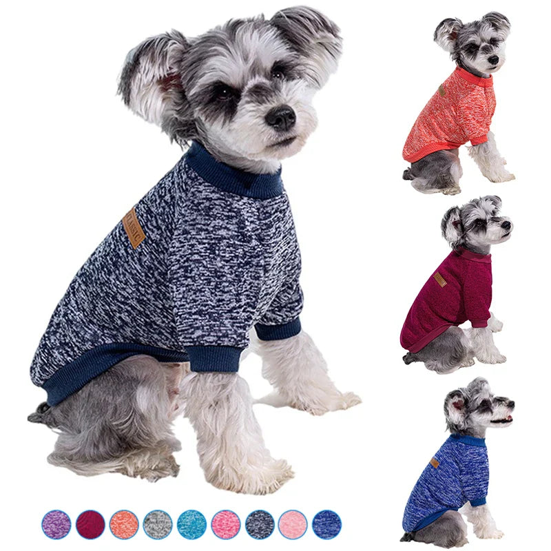 Veste d'hiver chaude pour chiots et chats, vêtements pour petits chiens, chihuahuas, schnauzers, carlins, sweat-shirts, costumes décontractés pour animaux de compagnie