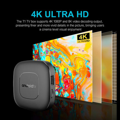 Android TV Box Mortal T1 Global Version Wifi6 Voice Control Android14 4K Video AllwinnerH313 Netflix Fire TV stick 2G8G16G