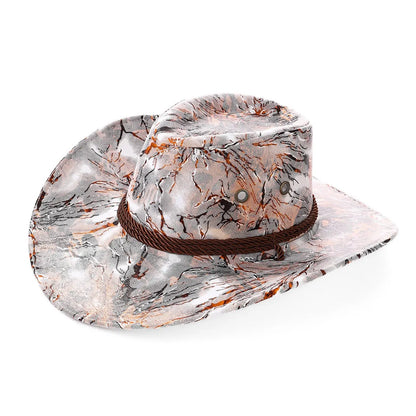 Nouveau chapeau de cowboy occidental vintage pour homme, dame gentleman, cow-girl, avec bord large en cuir, cloche, chapeau d'église, Sombrero Hombre