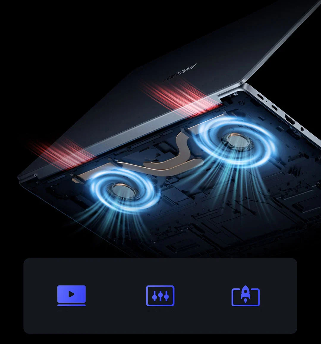 Nouveau PC portable XIAOMI Redmi Book 16 2025 16" 2.5K FHD 120Hz Intel Core 5 210H 220H 32Go SSD 1To Ordinateur PC portable Ultrabook