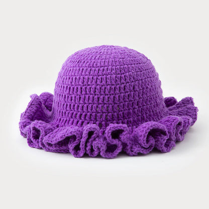 Chapeau seau à volants en Crochet coloré, chaud et extensible, en tricot, pour célébration du nouvel an, mode femme, bonnet fait à la main, outil tentacule