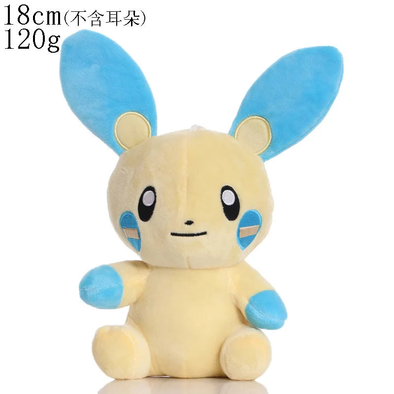 Pikachu Pokemon Plush Doll Charmander Bulbasaur Squirtle Psyduck Eevee Plush Soft Stuffed Animals Peluche Plushie Toy Gifts