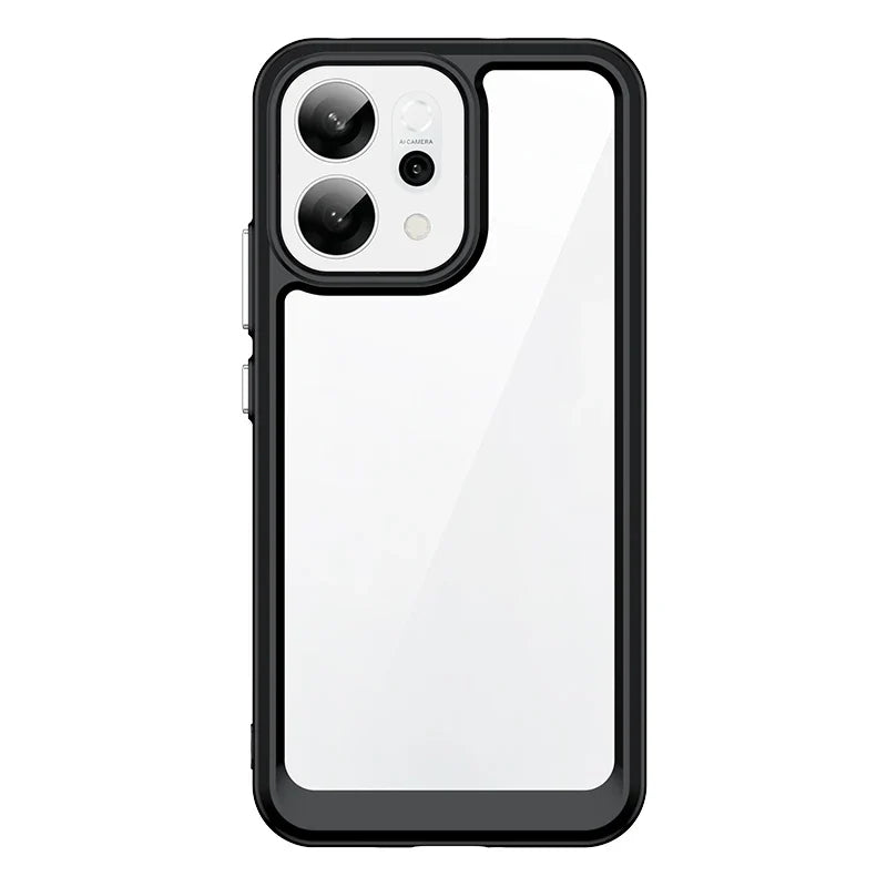 For OPPO Reno14 F Case Reno 14 F Cover Fundas Coque Hard Translucent Soft Frame Shockproof Clear Back Case OPPO Reno 14F