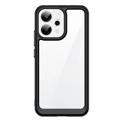Pour la coque OPPO Reno14 F, coque Reno 14 F, Fundas Coque, cadre souple translucide rigide, antichoc, coque arrière transparente OPPO Reno 14F