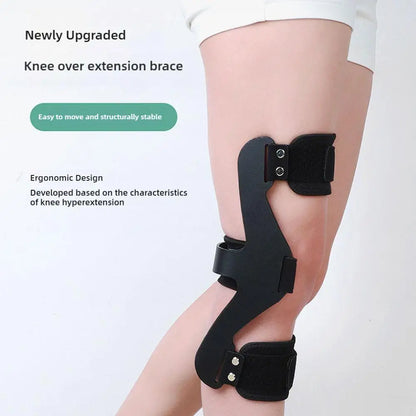 Knee Hyperextension Orthosis for Hemiplegia, Knee Joint Fixation Brace, Leg Recovery Stabilizers with Arch Support