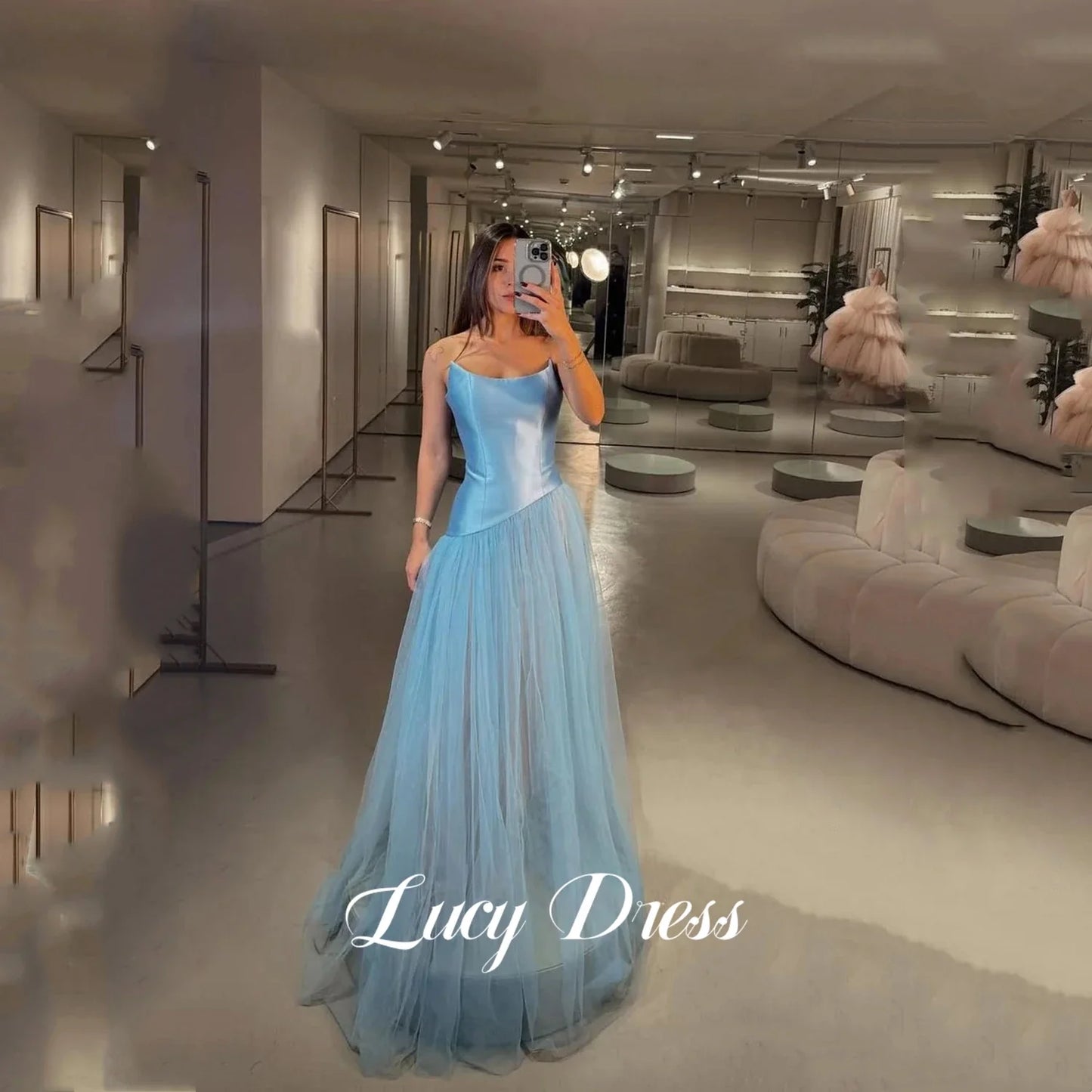 Lucy Customized Gala Dress Elegant Women's Dresses Wedding Party Dress Ball Gowns Evening Gown Robes De Cocktail Dresses gala